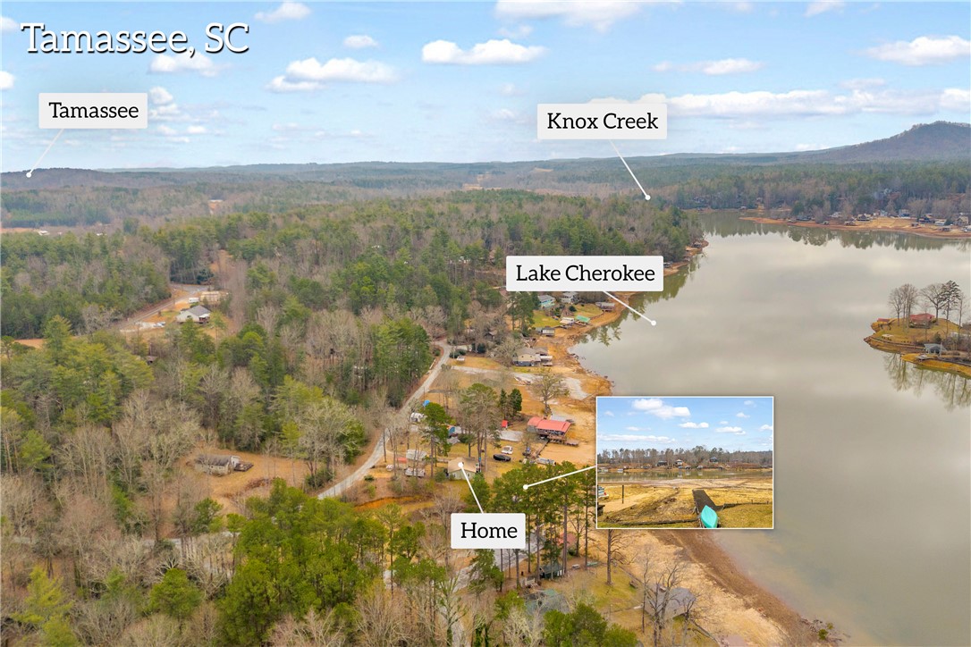 335 Time Out Place Tamassee, SC 29686 - Photo 29 of 49 Lake is down to allow owners to work on their docks