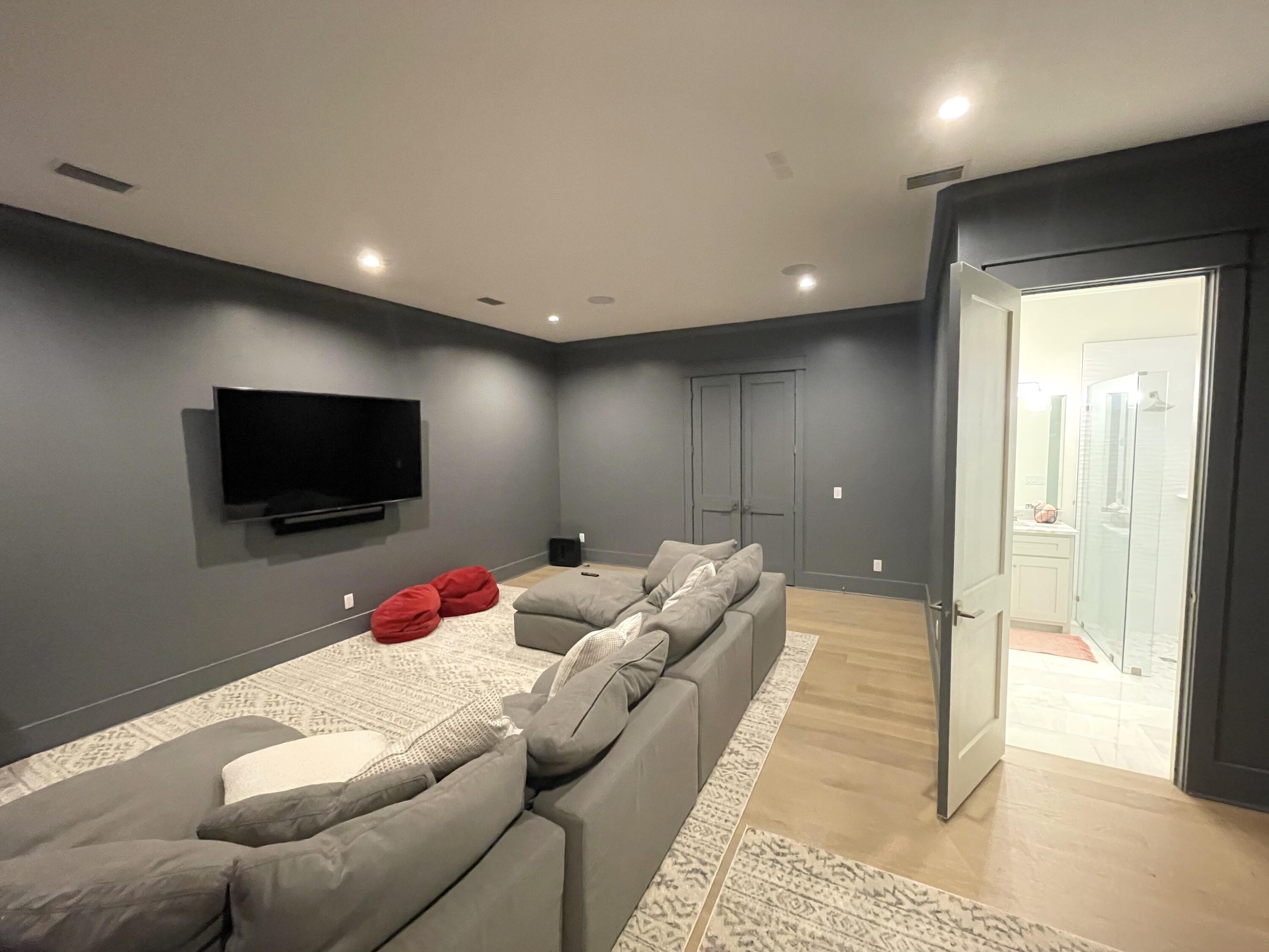 69 Brenda Lane Inlet Beach, FL 32461 - Photo 18 of 46 a living room with furniture and a flat screen tv