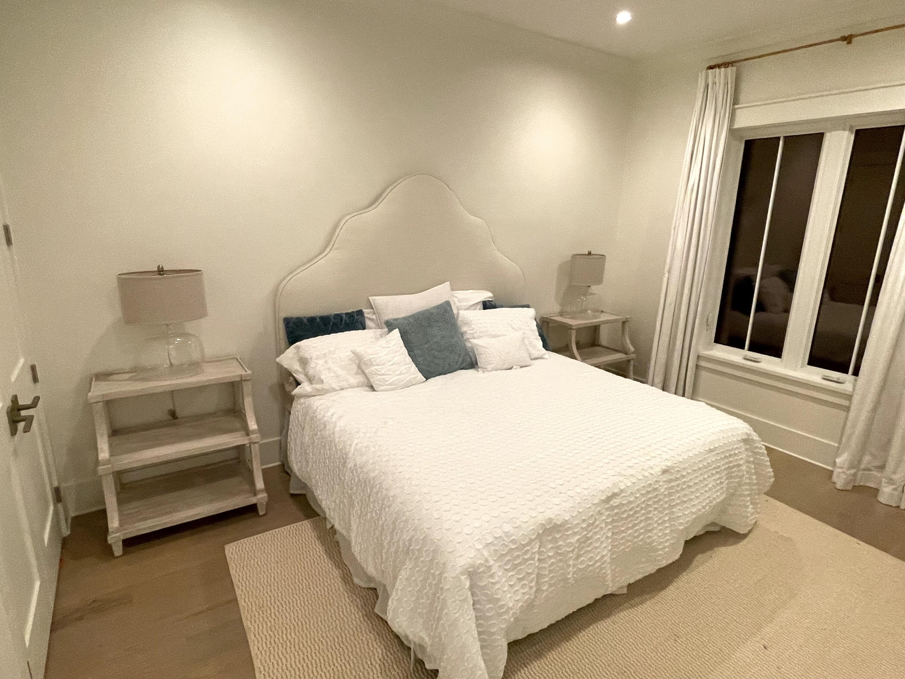 69 Brenda Lane Inlet Beach, FL 32461 - Photo 26 of 46 a large white bed in a white room