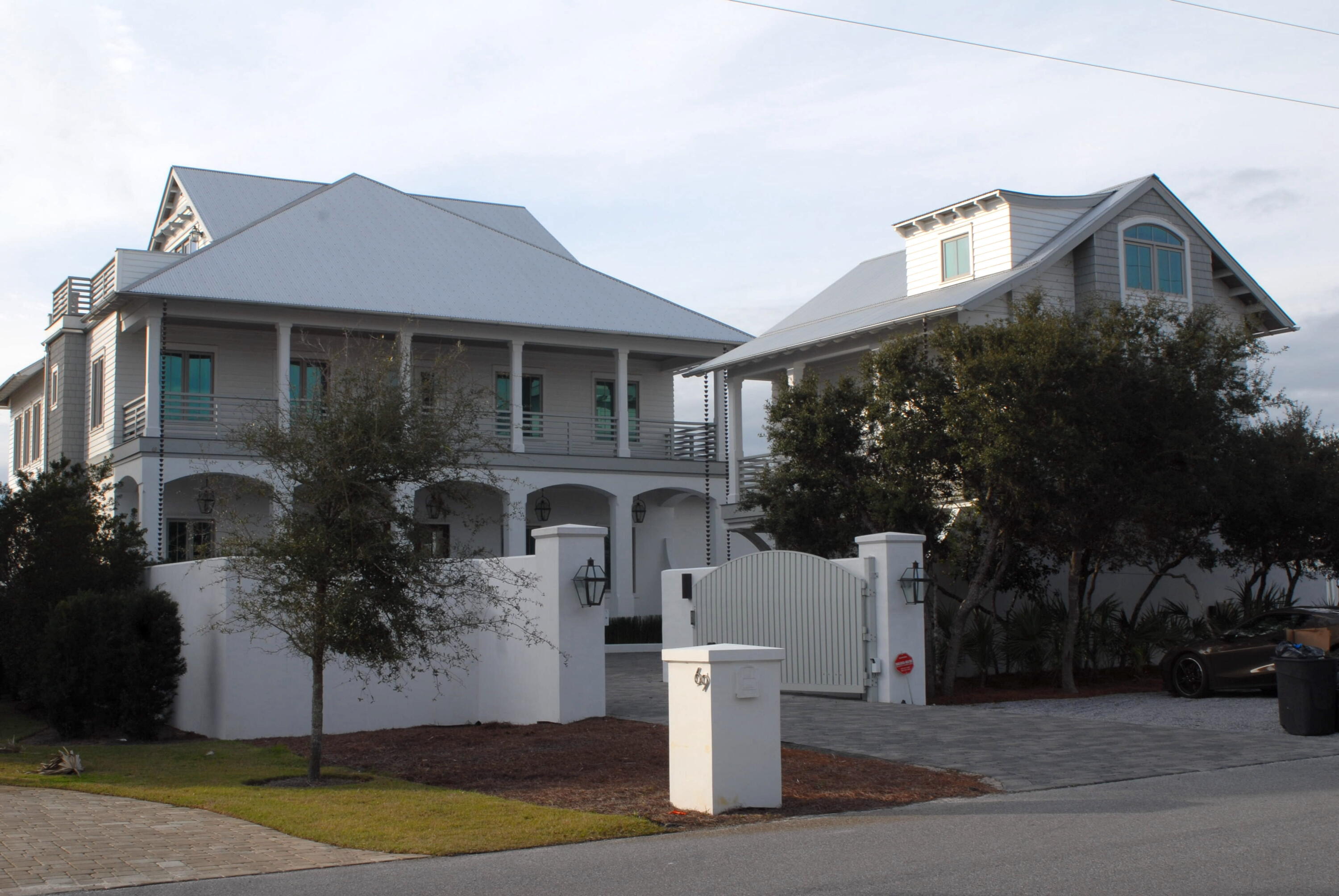 69 Brenda Lane Inlet Beach, FL 32461 - Photo 4 of 46 a front view of a house with a yard