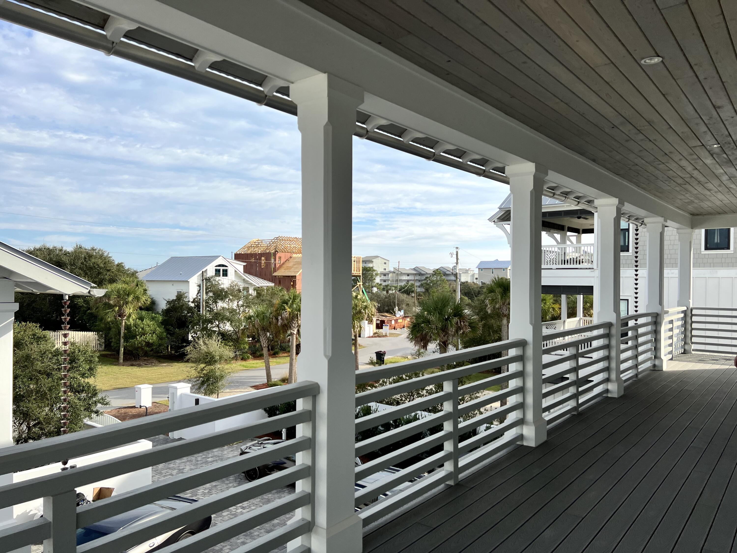 69 Brenda Lane Inlet Beach, FL 32461 - Photo 7 of 46 a view of a balcony with wooden floor