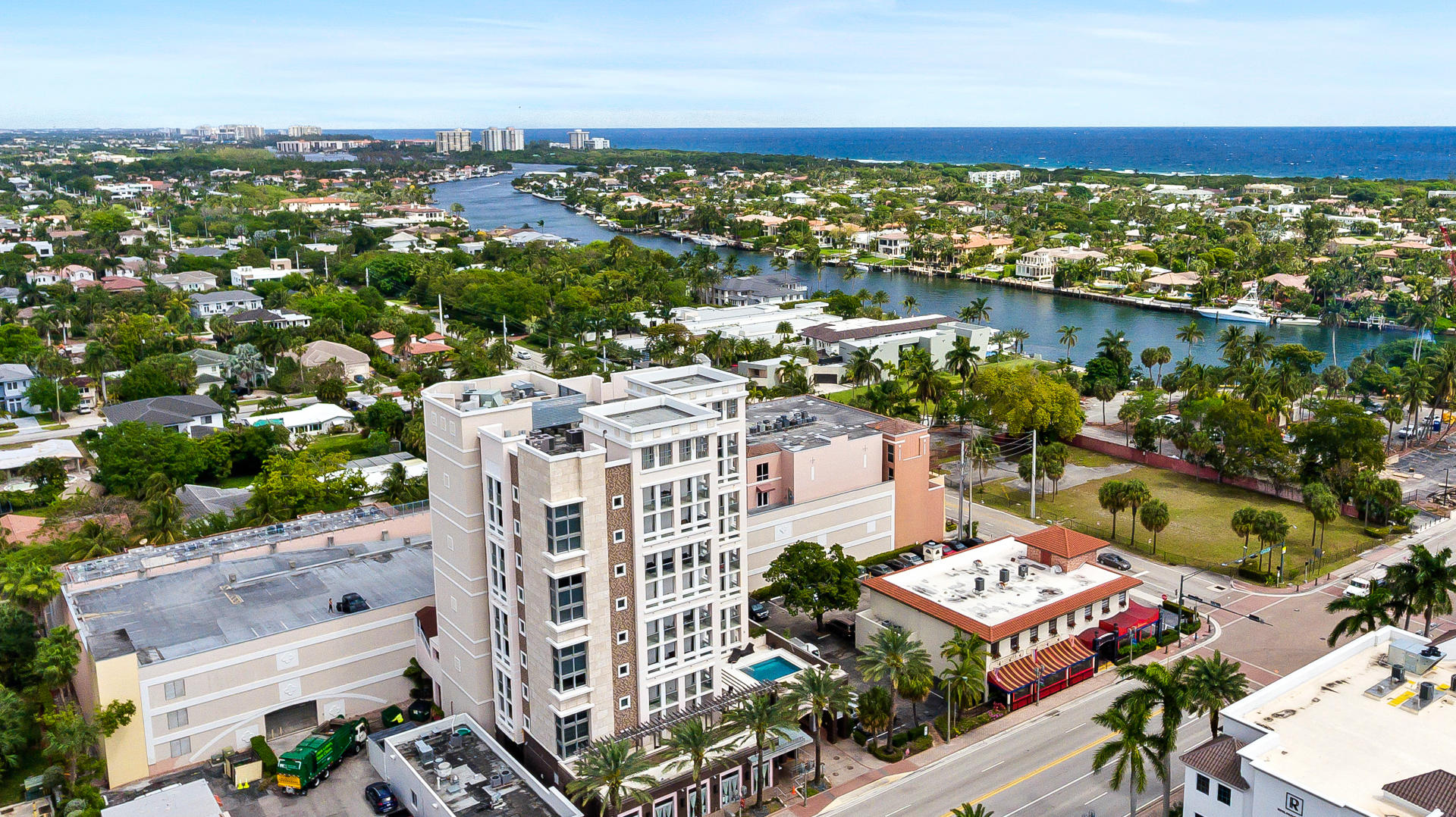 455 East Palmetto Park Road, Unit 7W Boca Raton, FL 33432 - Photo 34 of 39 Aerial