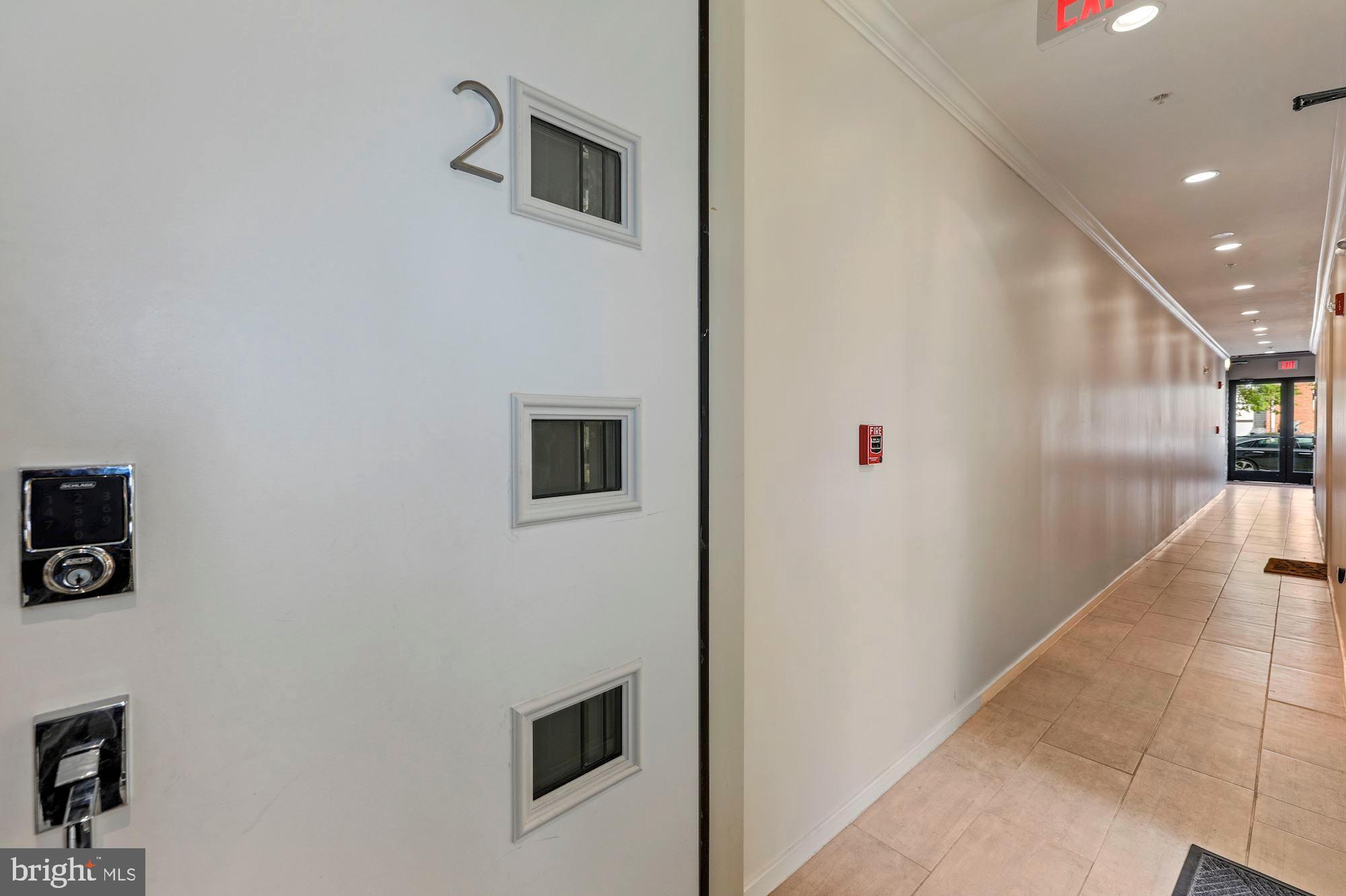 756 Park Road Northwest, Unit 2 Washington, DC 20010 - Photo 24 of 48 an entryway in a hall with an entryway