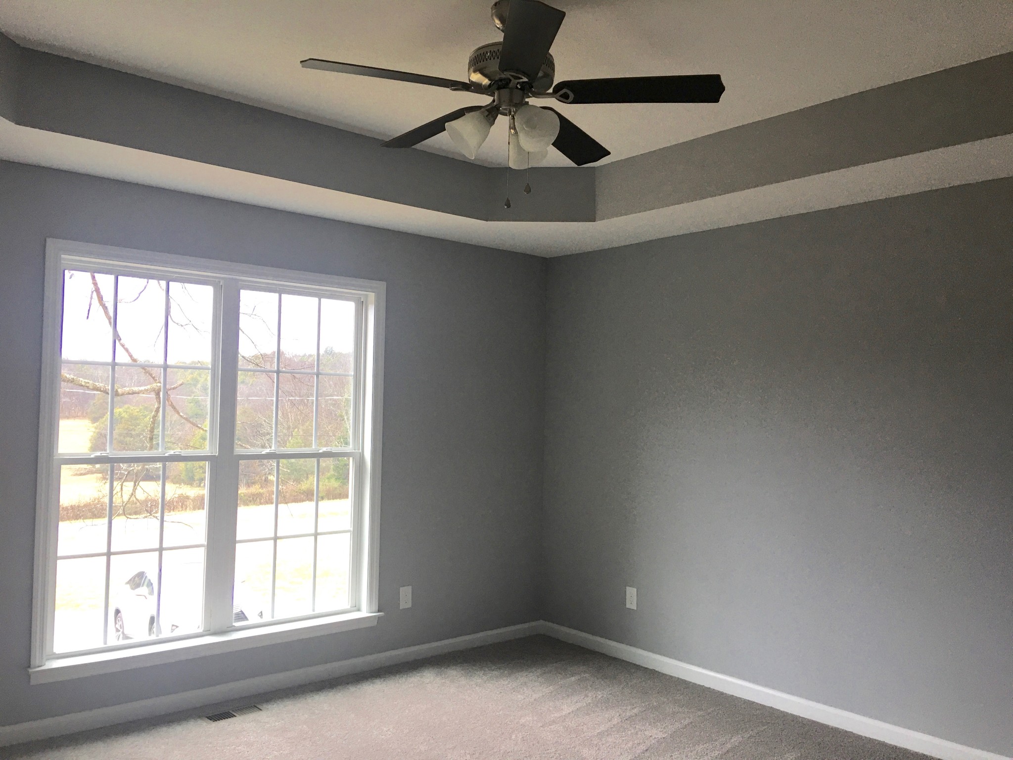 45 Cecil Johnson Road Mulberry, TN 37359 - Photo 7 of 12 an empty room with windows and fan