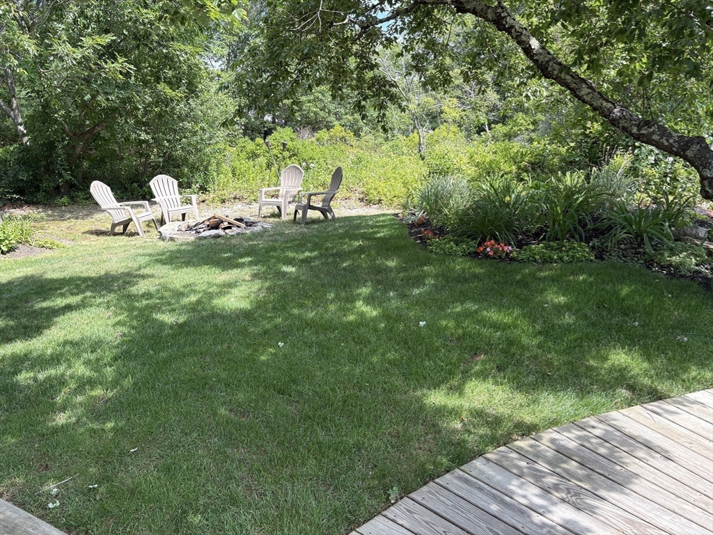 4 R Old County Road Rockport, MA 01966 - Photo 29 of 29 a view of a backyard with sitting area