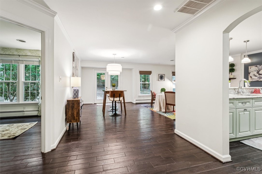 4704 Lady Slipper Path Williamsburg, VA 23188 - Photo 10 of 50 a dining room with furniture and wooden floor