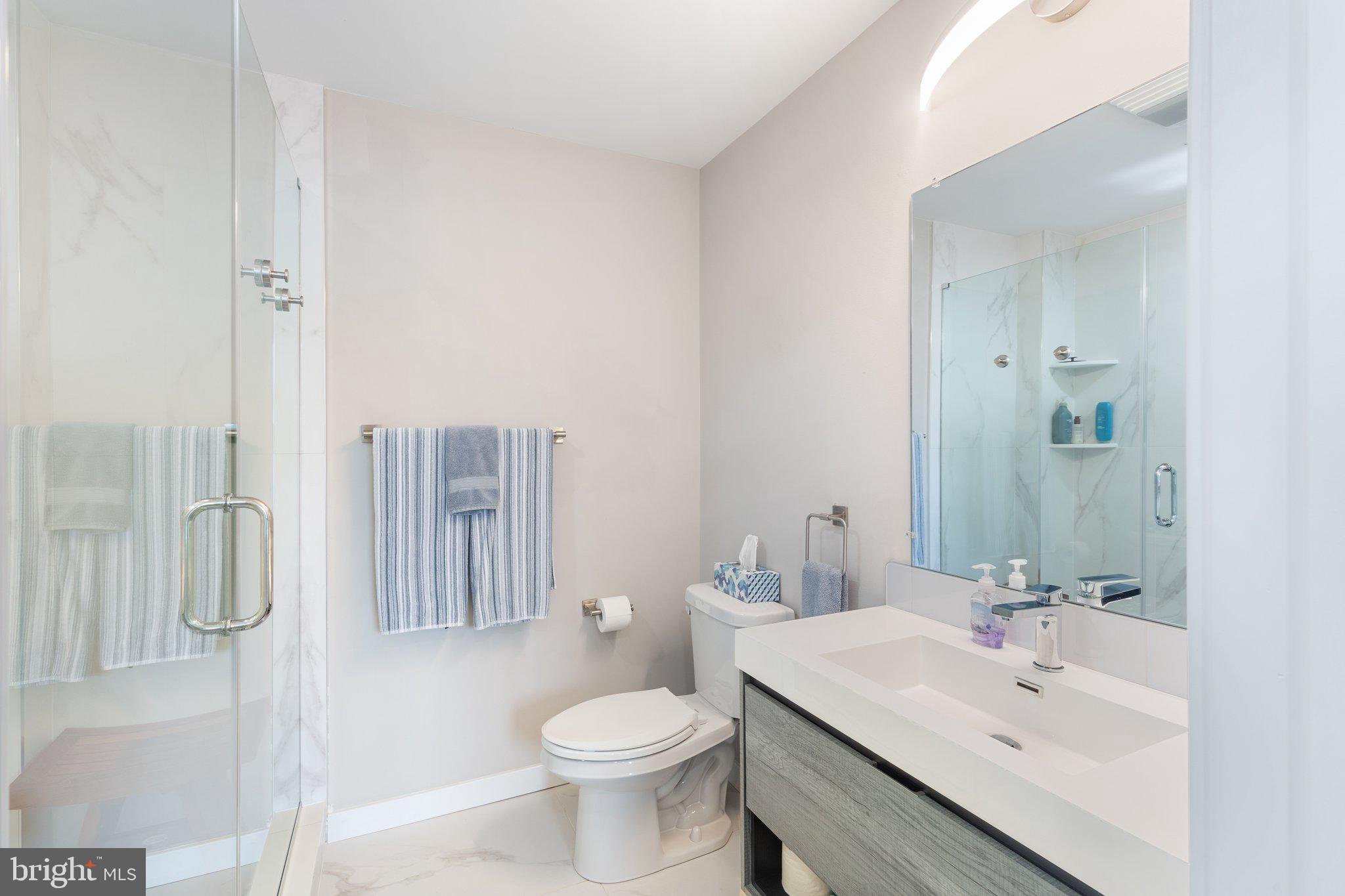 1648-50 Ridge Avenue, Unit 301 Philadelphia, PA 19130 - Photo 29 of 37 a bathroom with a sink toilet and shower