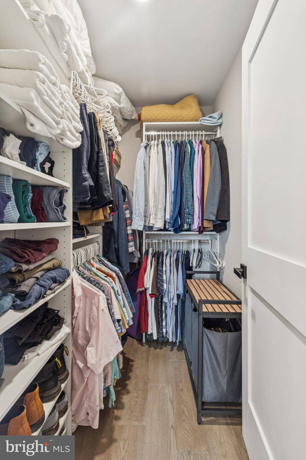 1648-50 Ridge Avenue, Unit 301 Philadelphia, PA 19130 - Photo 30 of 37 a view of walk in closet with clothes and shoes