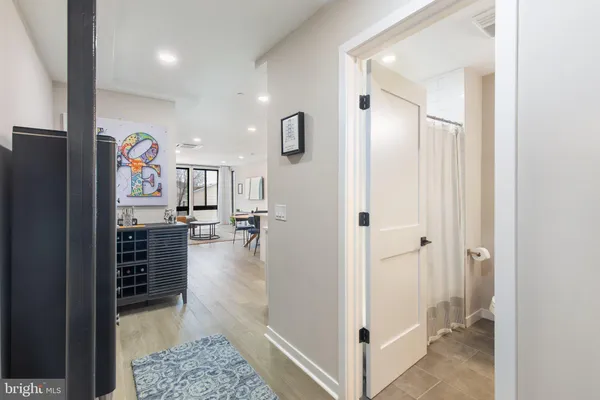 a room with furniture and a wooden floor