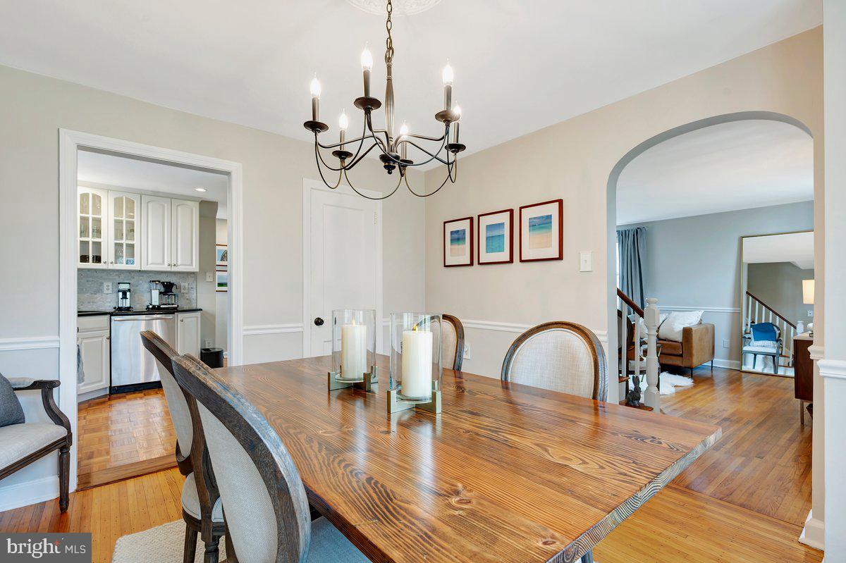 24 Hurst Road Wilmington, DE 19803 - Photo 9 of 36 Dining Room view toward Kitchen & Living Room