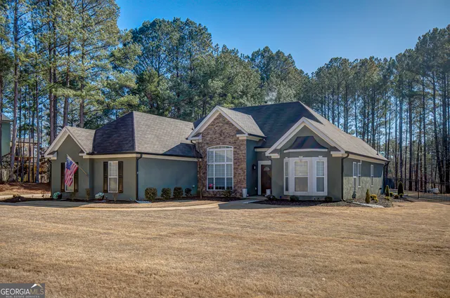 front view of a house with a outdoor