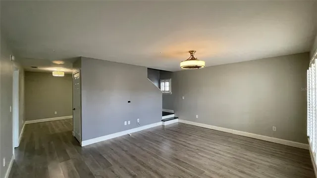 wooden floor in an empty room
