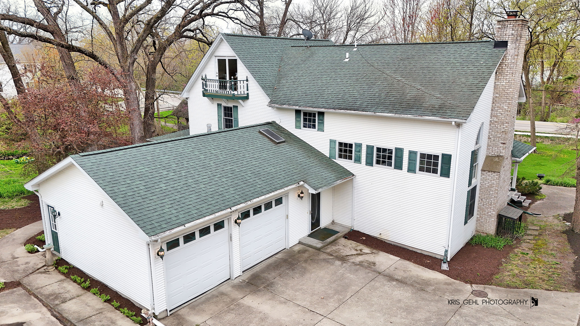 2214 Main Street Road Spring Grove, IL 60081 - Photo 36 of 53 an aerial view of a house with a yard