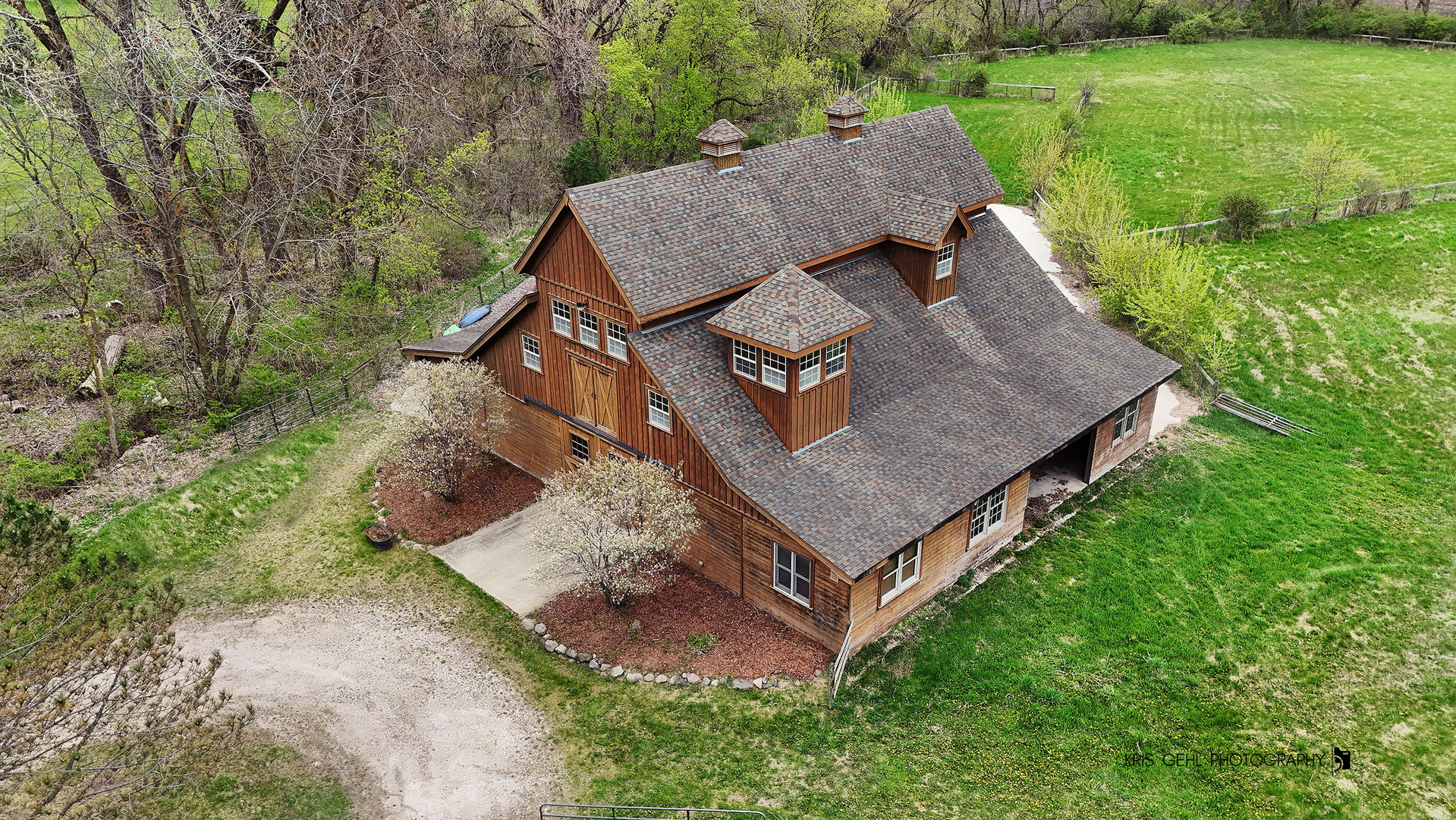 2214 Main Street Road Spring Grove, IL 60081 - Photo 39 of 53 an aerial view of a house with backyard