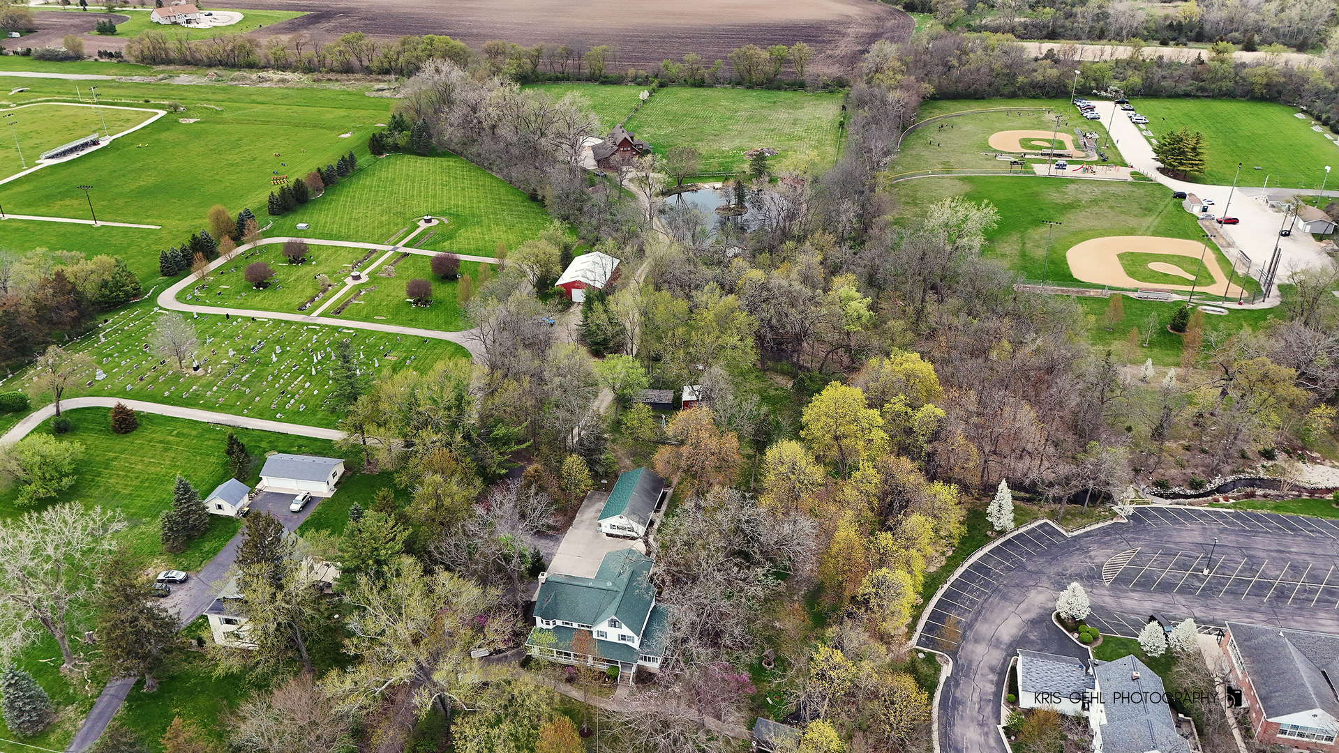 2214 Main Street Road Spring Grove, IL 60081 - Photo 51 of 53 an aerial view of a house with a yard
