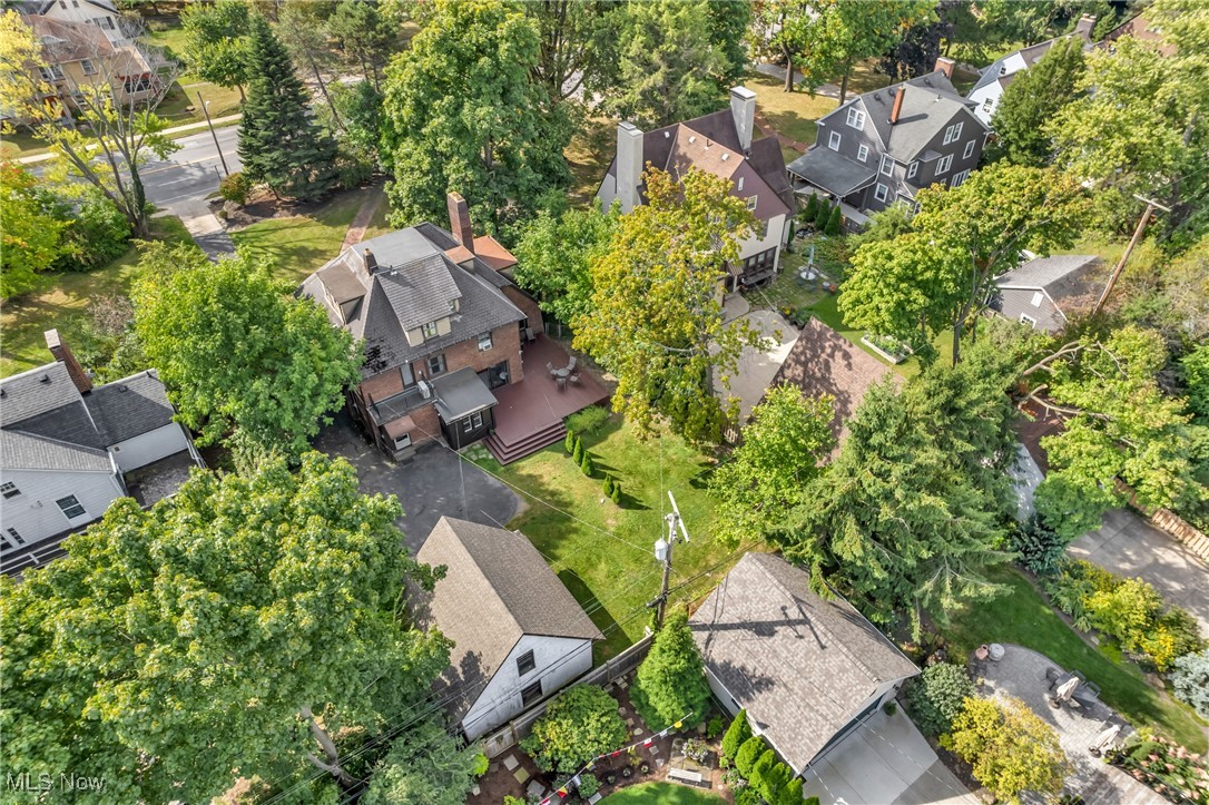 12699 Cedar Road Cleveland, OH 44106 - Photo 33 of 36 Aerial View of the Backyard