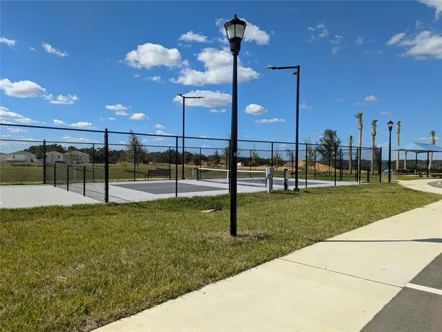 a view of a white building