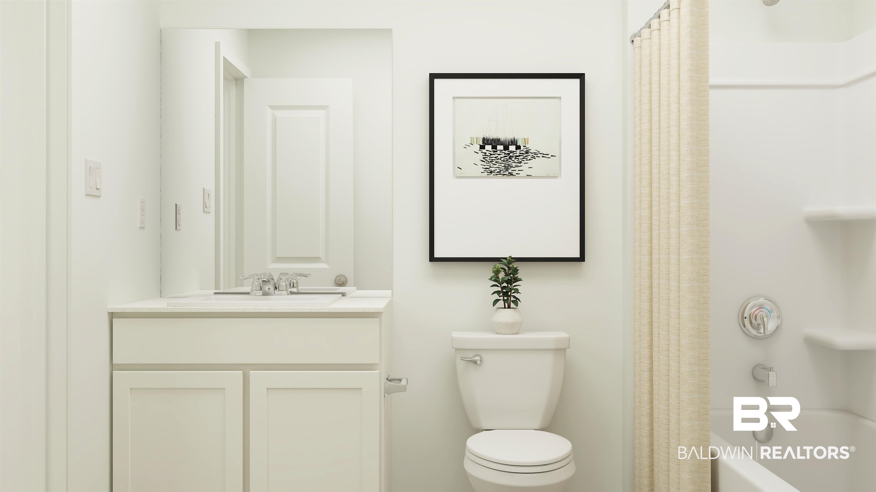 15362 Planters Lane Foley, AL 36535 - Photo 16 of 24 Full bath featuring vanity and shower / bath combination with curtain