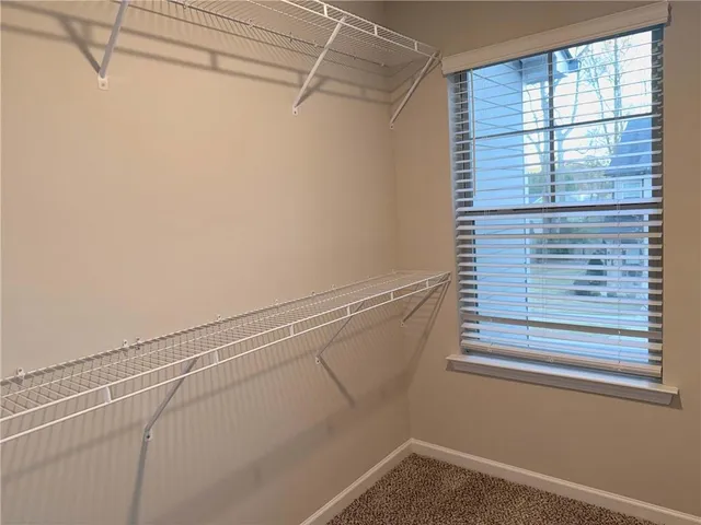 a view of a window in a room