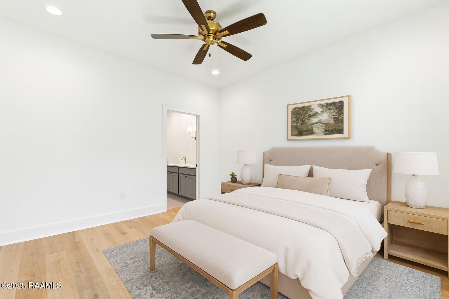 207 Steiner Road Lafayette, LA 70508 - Photo 4 of 13 staged bedroom