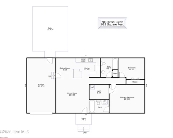 $168,900 | 703 Kristi Circle, Burgaw, NC 28425