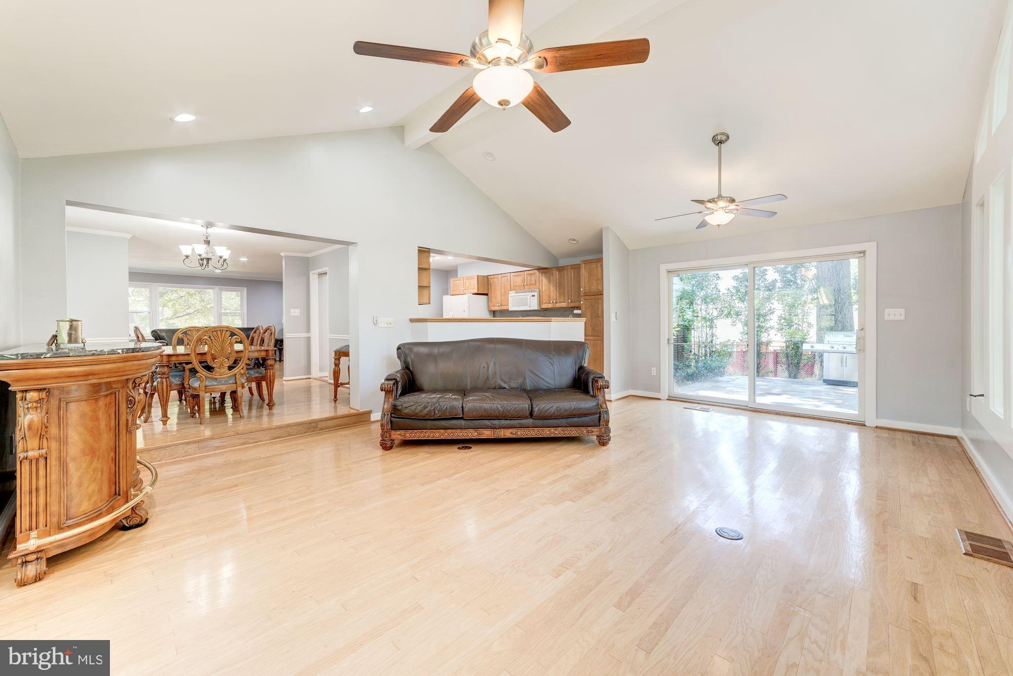 7510 June Street Springfield, VA 22150 - Photo 26 of 44 Family room open to dining room and kitchen