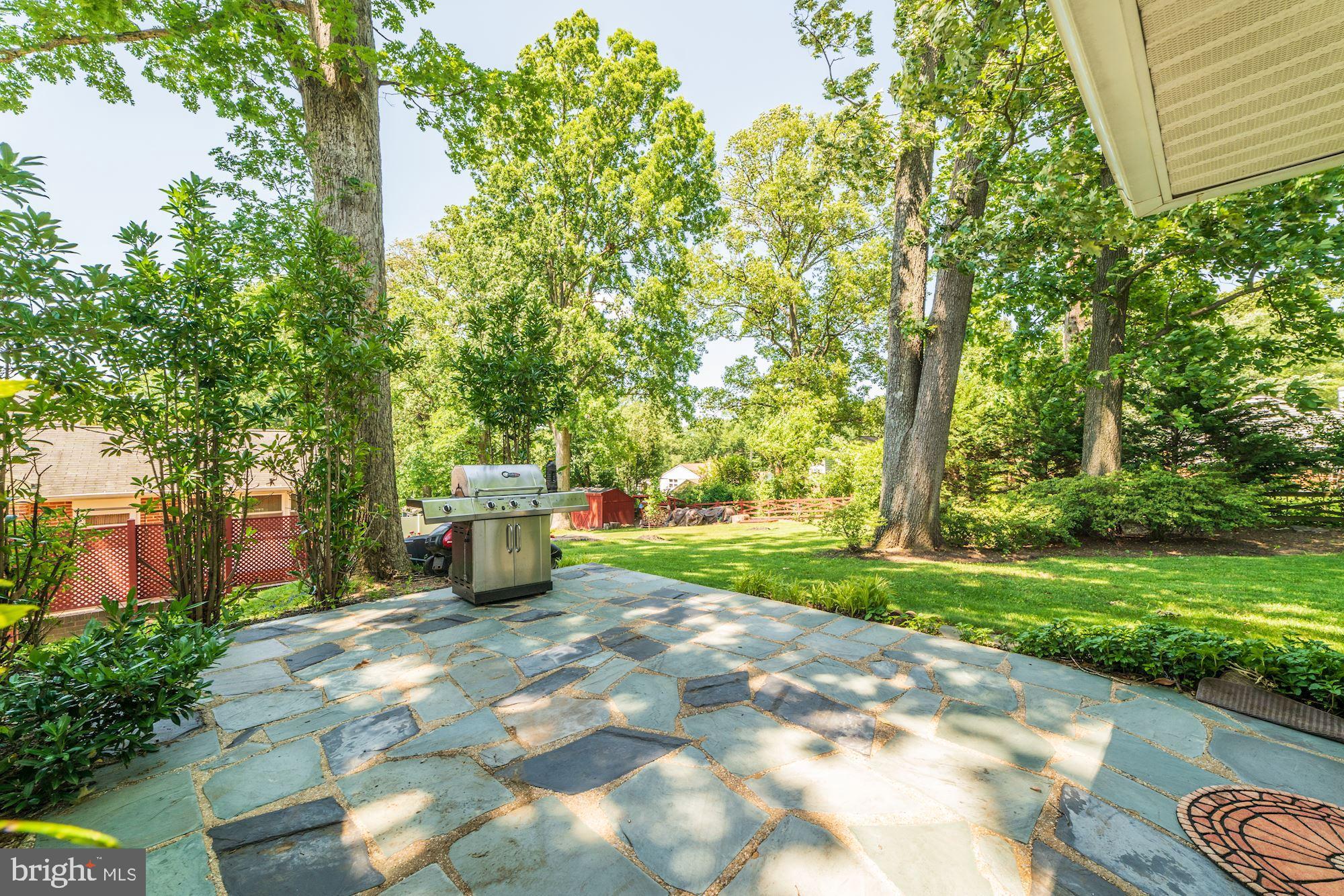 7510 June Street Springfield, VA 22150 - Photo 40 of 44 Large flagstone patio for outdoor fun!