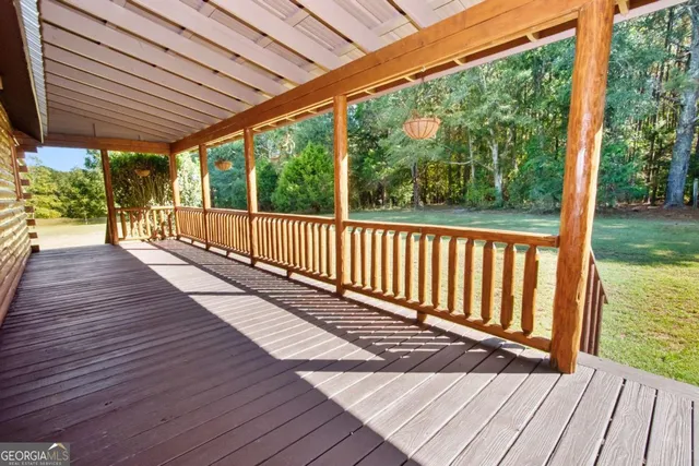 a view of a swimming pool