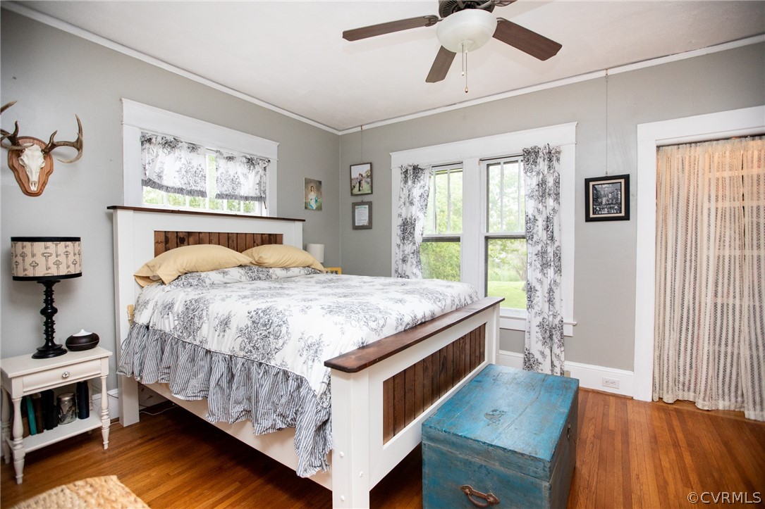 132 Peaks Road Prospect, VA 23960 - Photo 27 of 46 a bedroom with a bed and a large window with the outer view