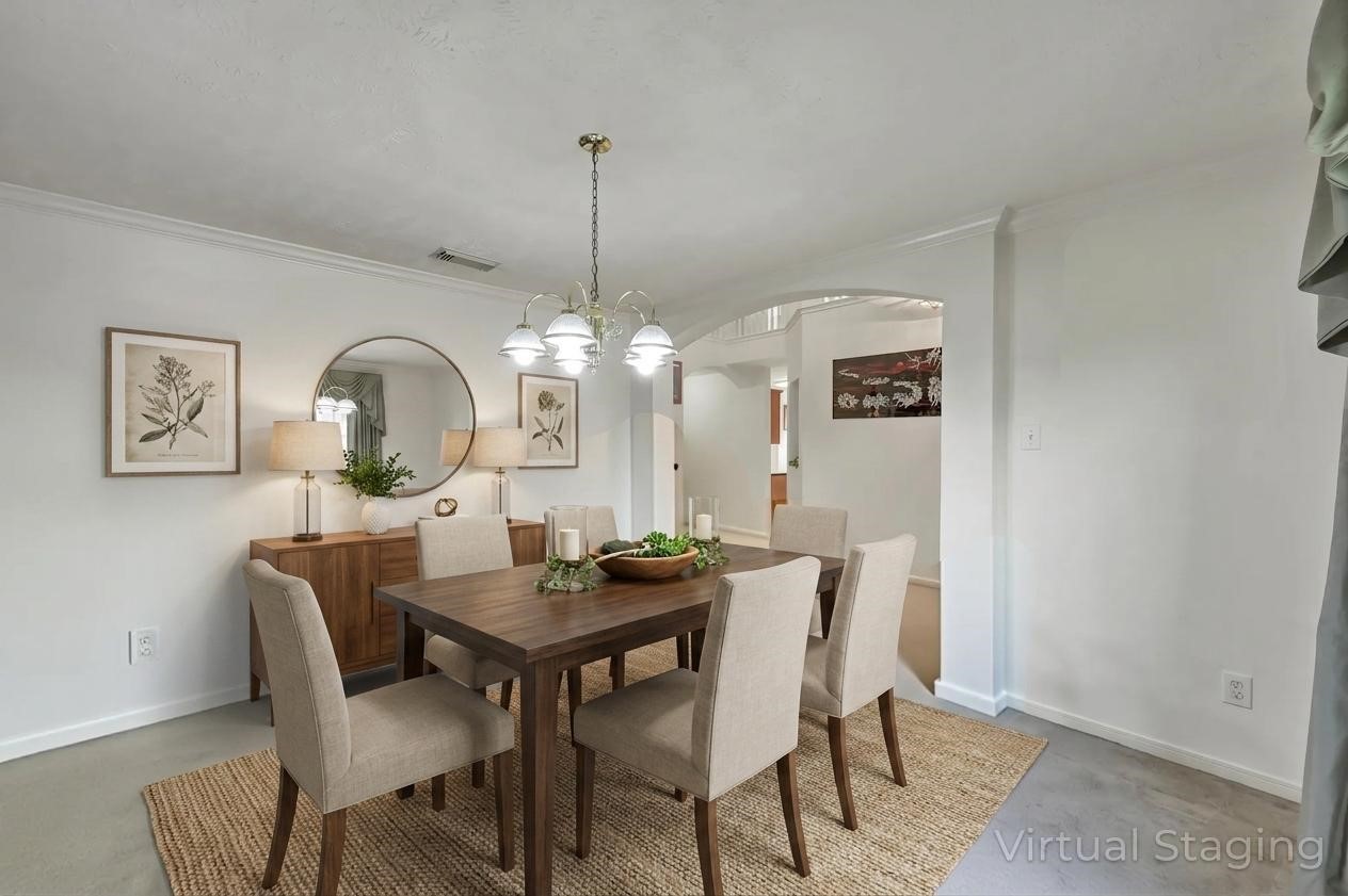2539 Forge Creek Road Houston, TX 77067 - Photo 22 of 40 Virtually staged image showing the formal dining room.