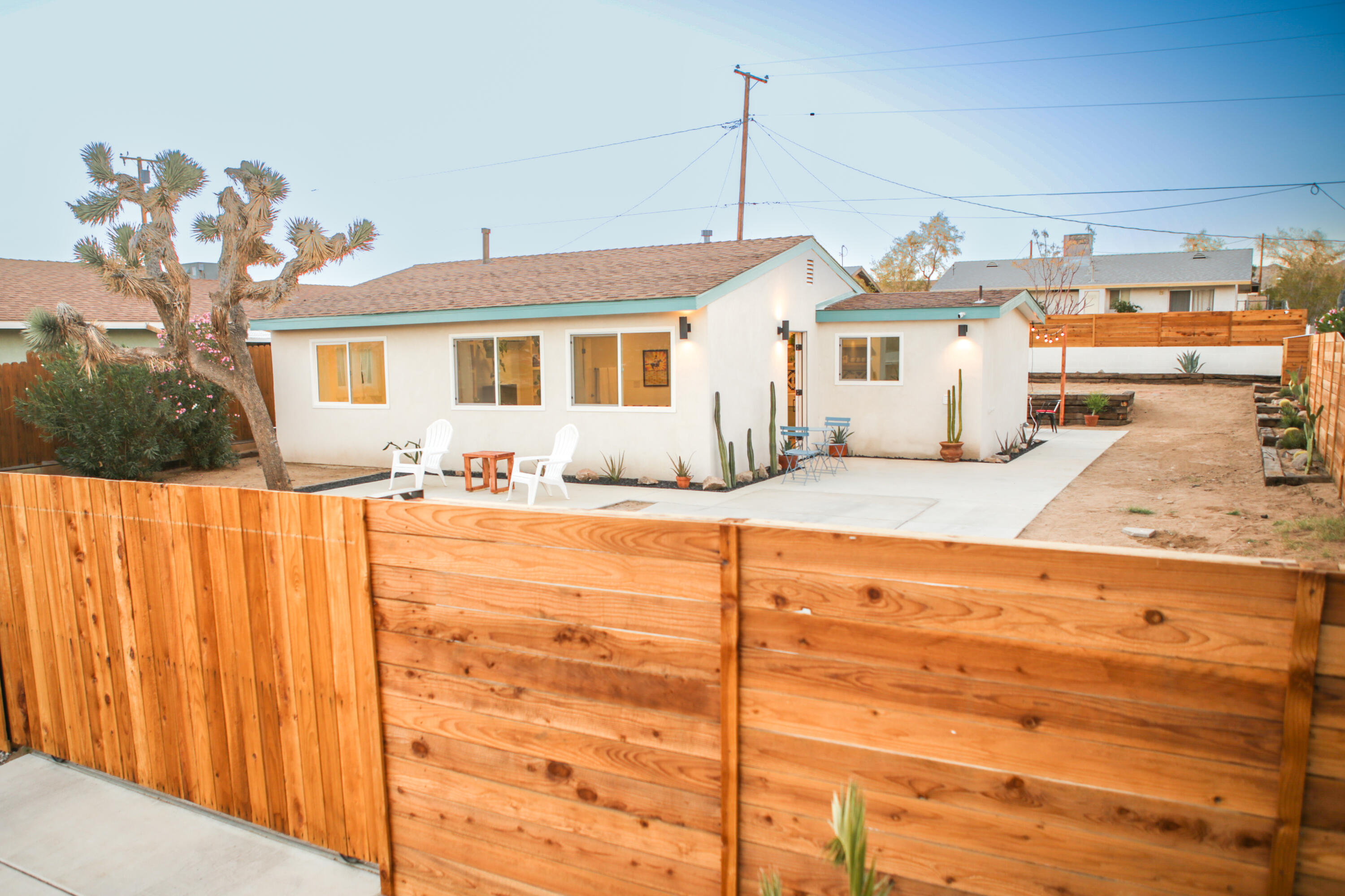 6126 Panorama Road Joshua Tree, CA 92252 - Photo 2 of 31 a front view of a house with a outdoor space