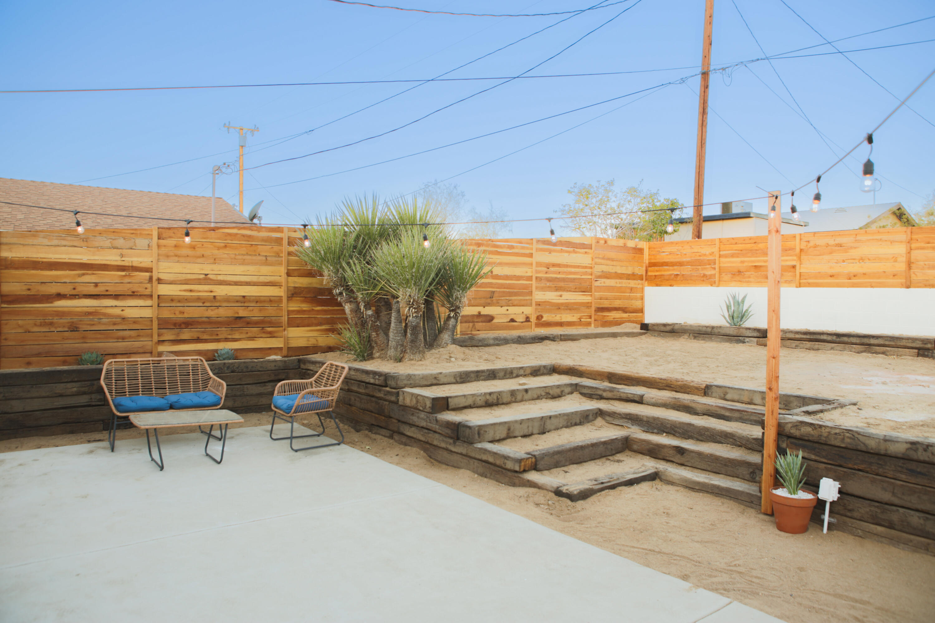 6126 Panorama Road Joshua Tree, CA 92252 - Photo 24 of 31 a view of swimming pool with outdoor seating