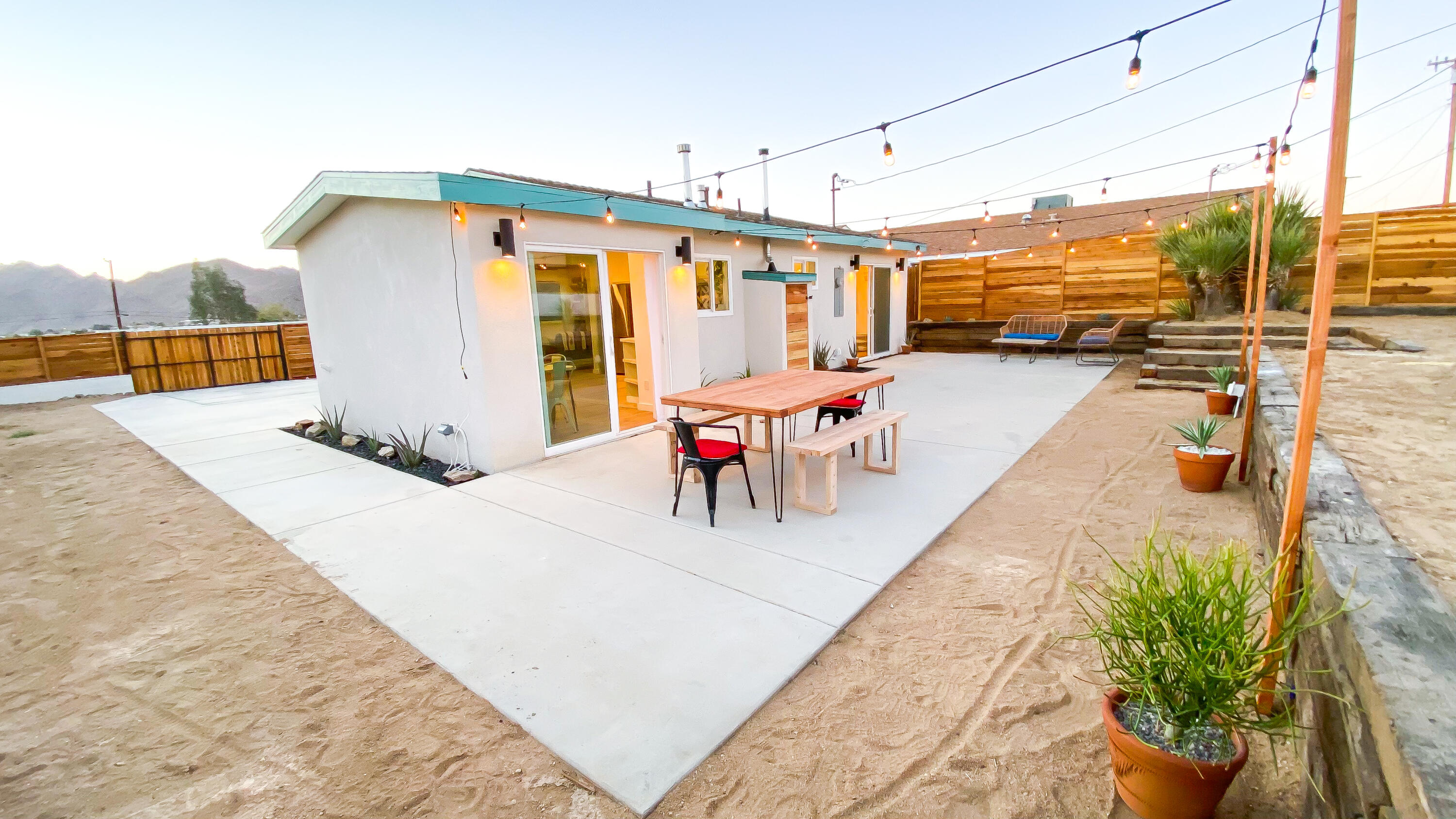 6126 Panorama Road Joshua Tree, CA 92252 - Photo 7 of 31 a view of a patio with swimming pool