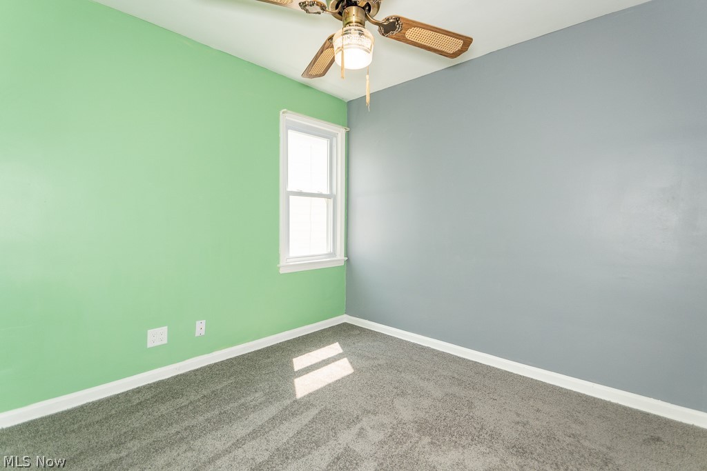 4210 Redfern Road Parma, OH 44134 - Photo 18 of 46 Carpeted spare room with ceiling fan