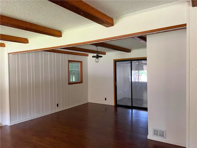 a view of an empty room