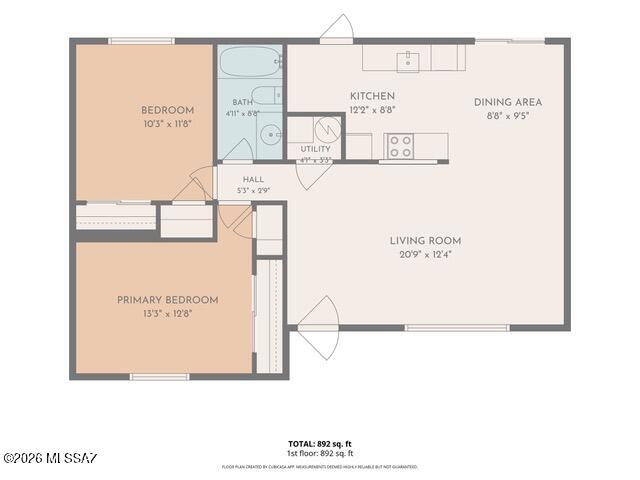 5901 North Oracle Road, Unit 12 Tucson, AZ 85704 - Photo 29 of 29 Very functional floor plan.