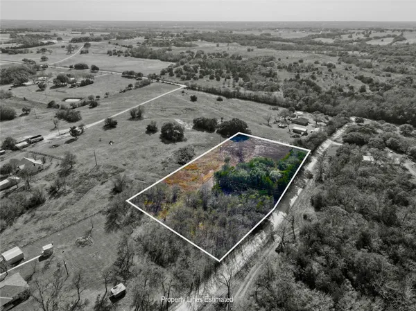 an aerial view of grey landscape