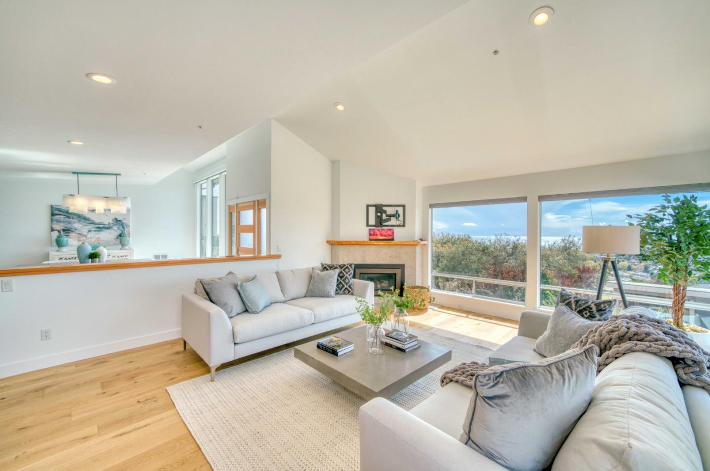 7325 Viewpoint Road Aptos, CA 95003 - Photo 17 of 51 a living room with furniture and a large window