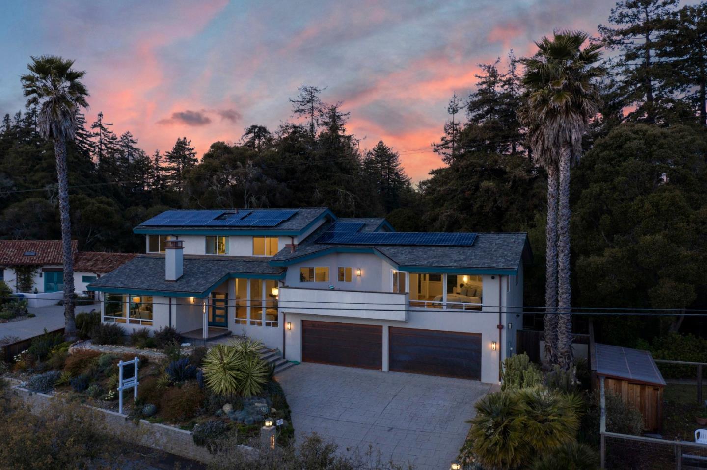 7325 Viewpoint Road Aptos, CA 95003 - Photo 2 of 51 a front view of a house with garden