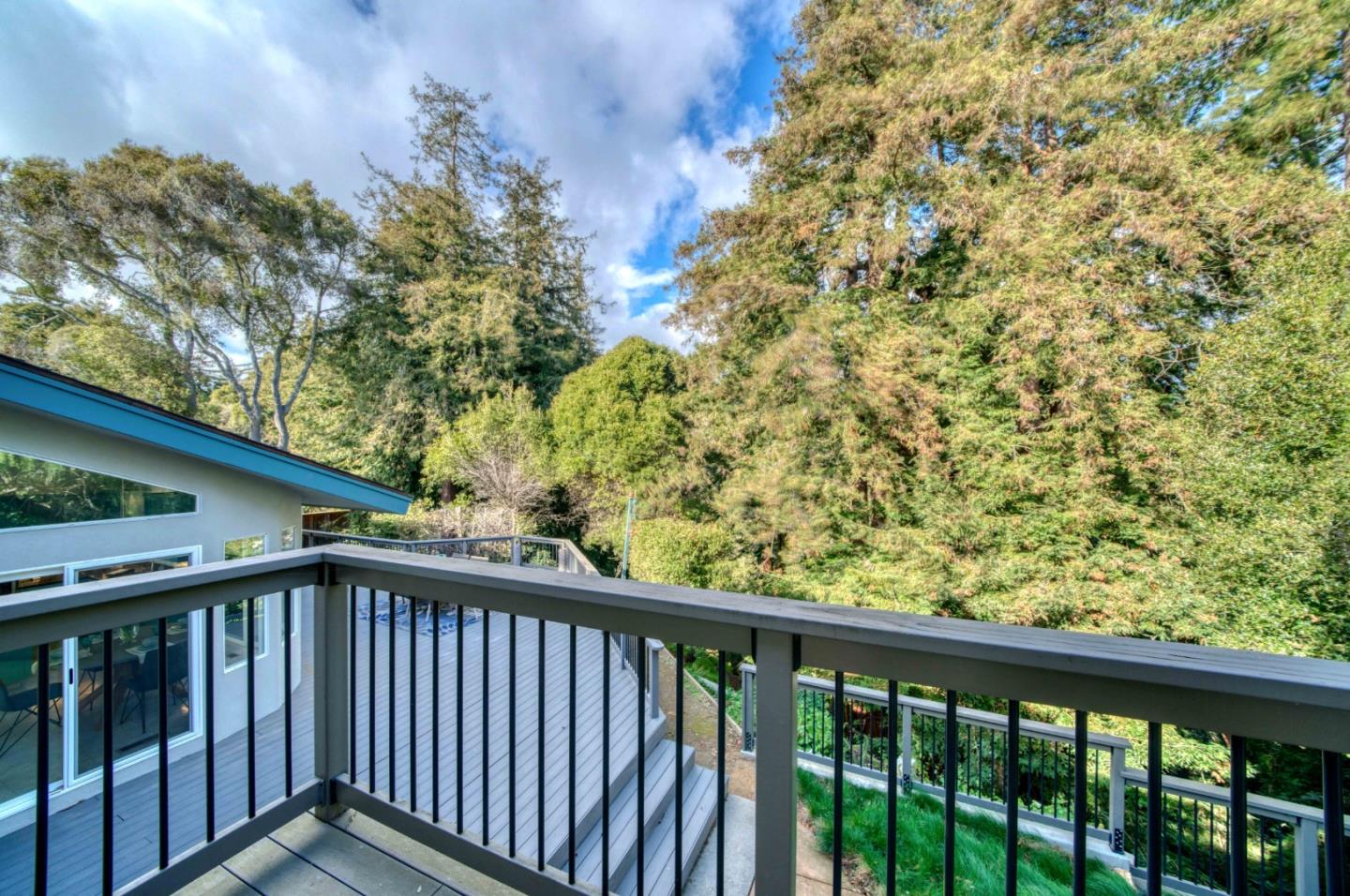 7325 Viewpoint Road Aptos, CA 95003 - Photo 27 of 51 a view of a balcony with a pot