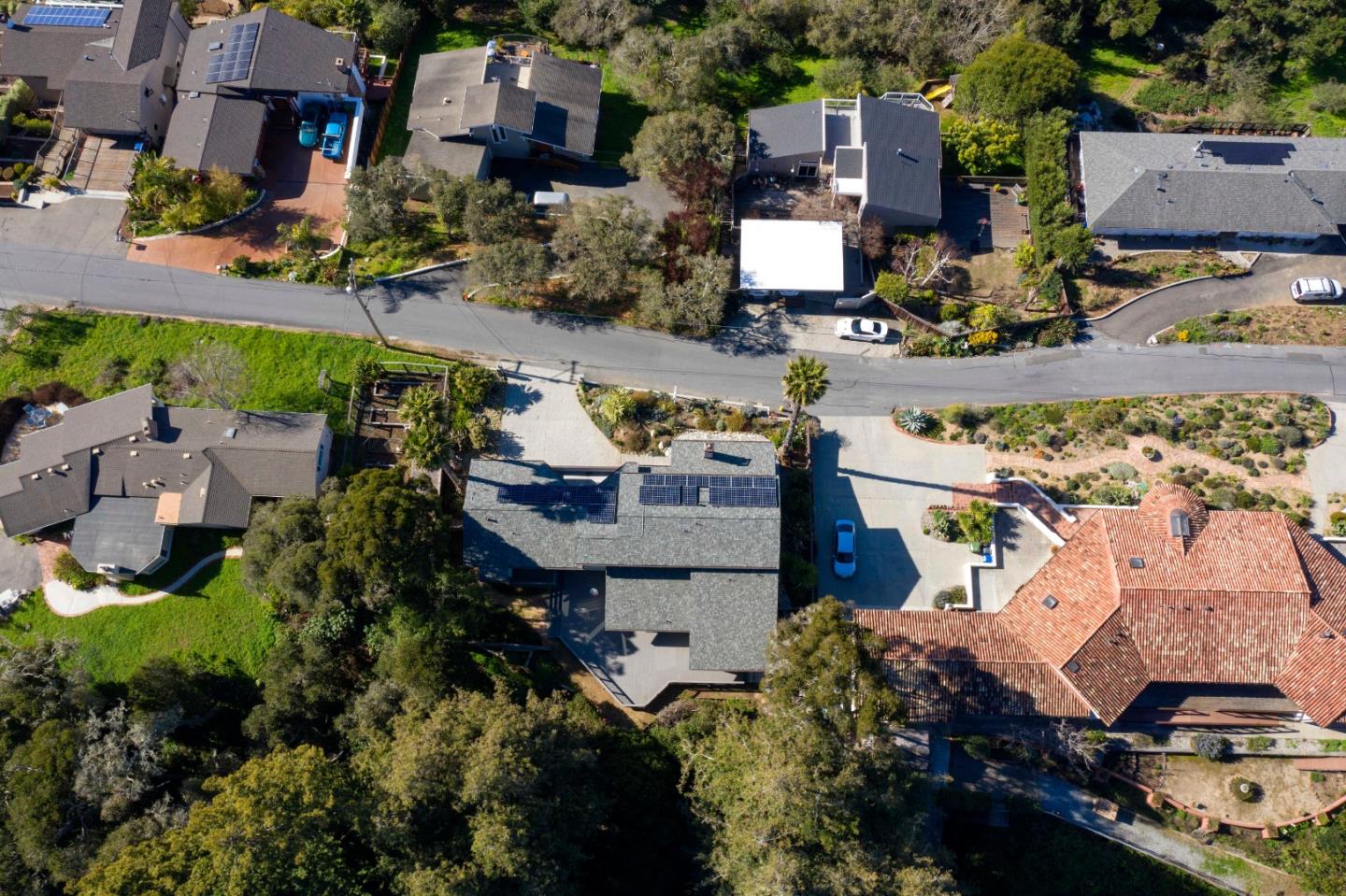 7325 Viewpoint Road Aptos, CA 95003 - Photo 44 of 51 an aerial view of houses with yard