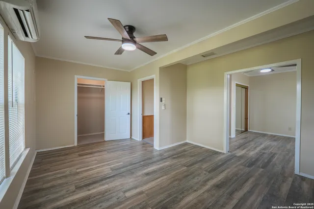 wooden floor in an empty room