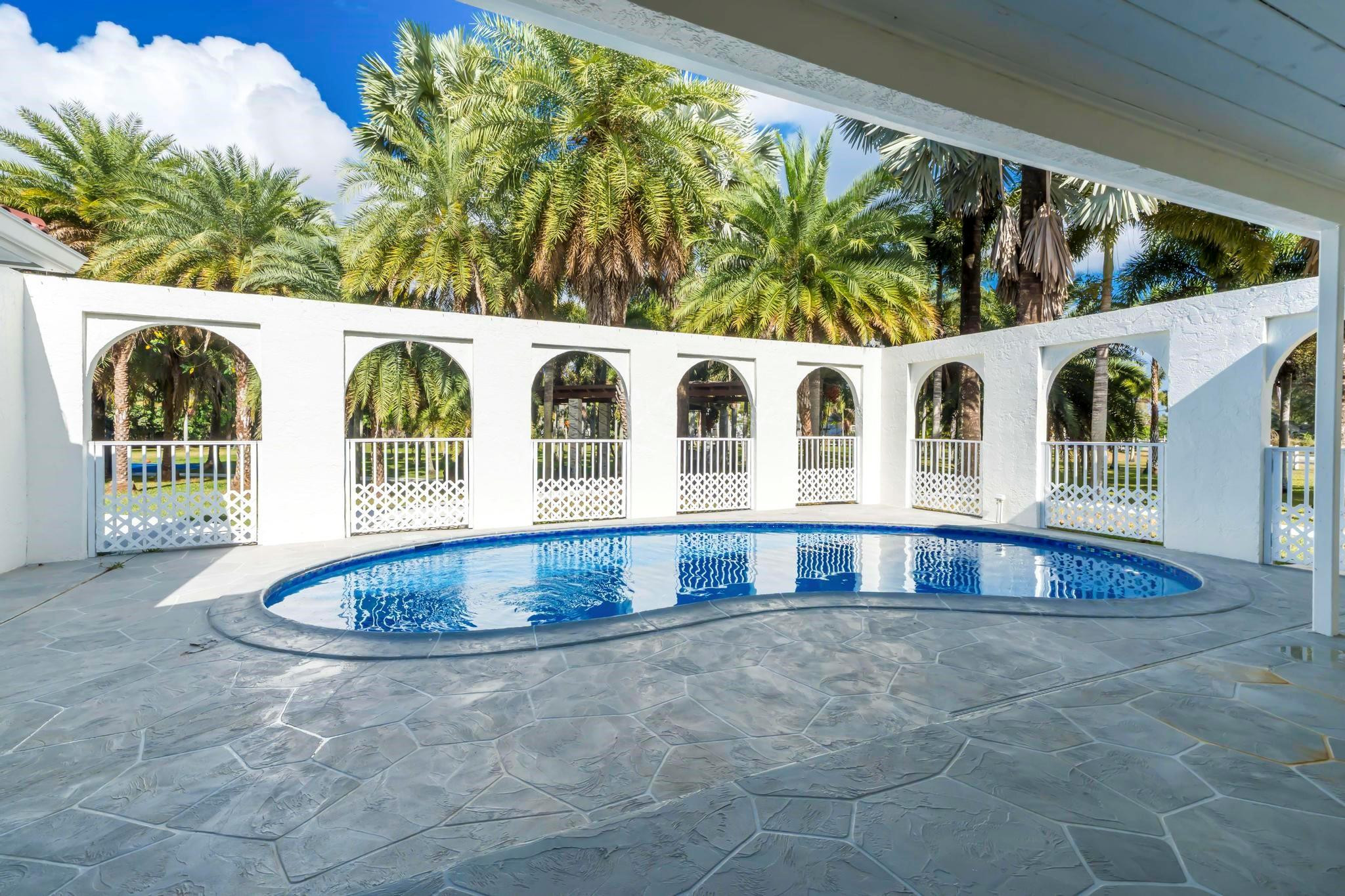 18201 Southwest 70th Place Southwest Ranches, FL 33331 - Photo 36 of 55 a view of outdoor space yard and swimming pool