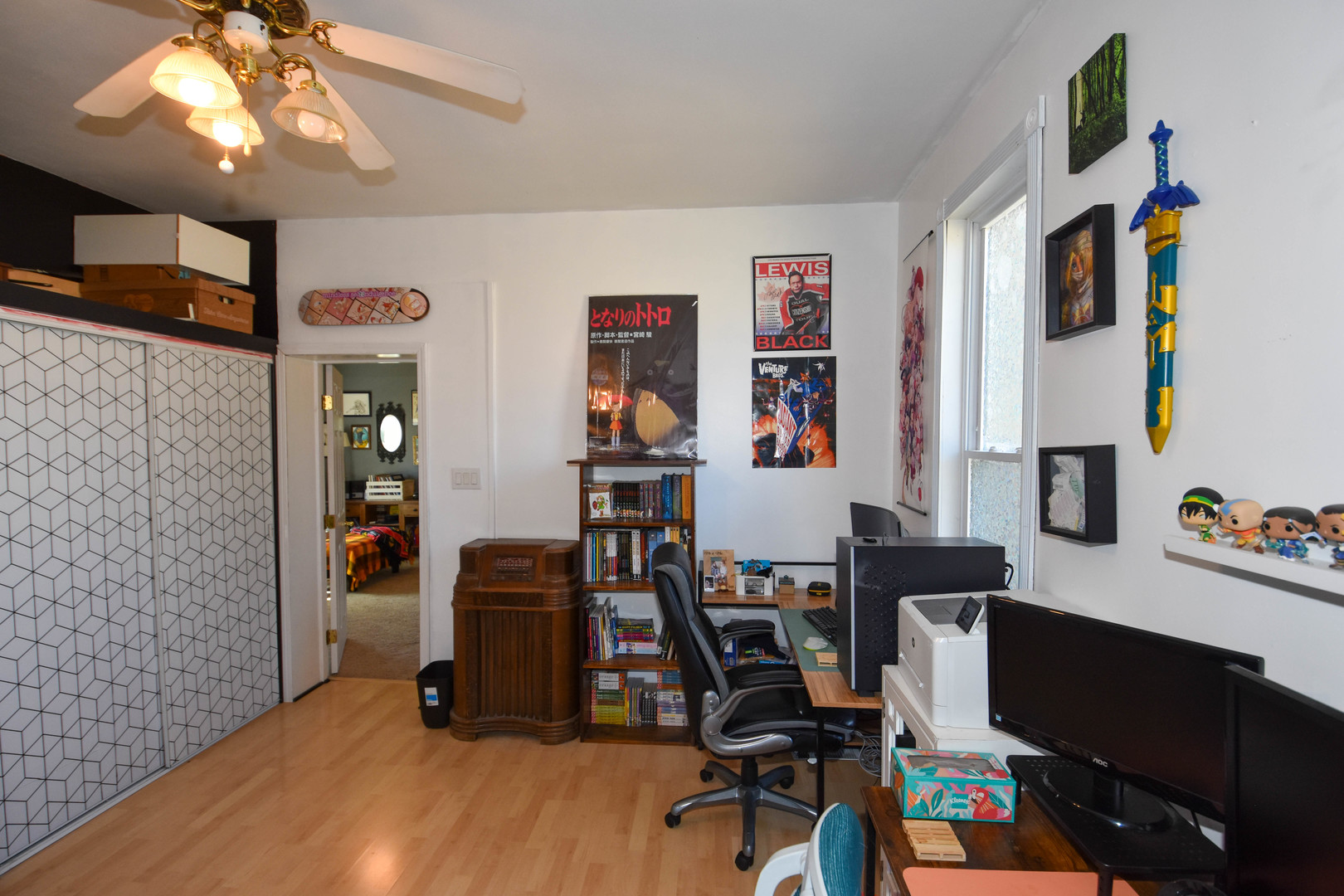 610 North Main Street Le Roy, IL 61752 - Photo 15 of 22 a view of a workspace with furniture and a window