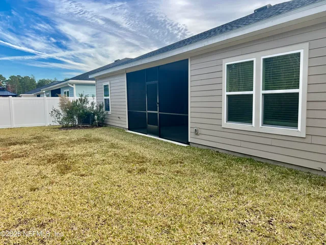 a view of front door of house