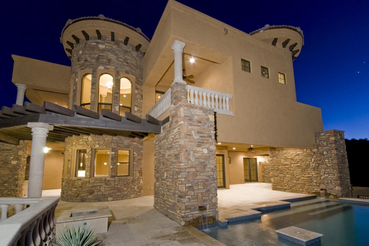 9720 Copper Ridge Trail, Unit 4 Fountain Hills, AZ 85268 - Photo 44 of 44 Back of house at night