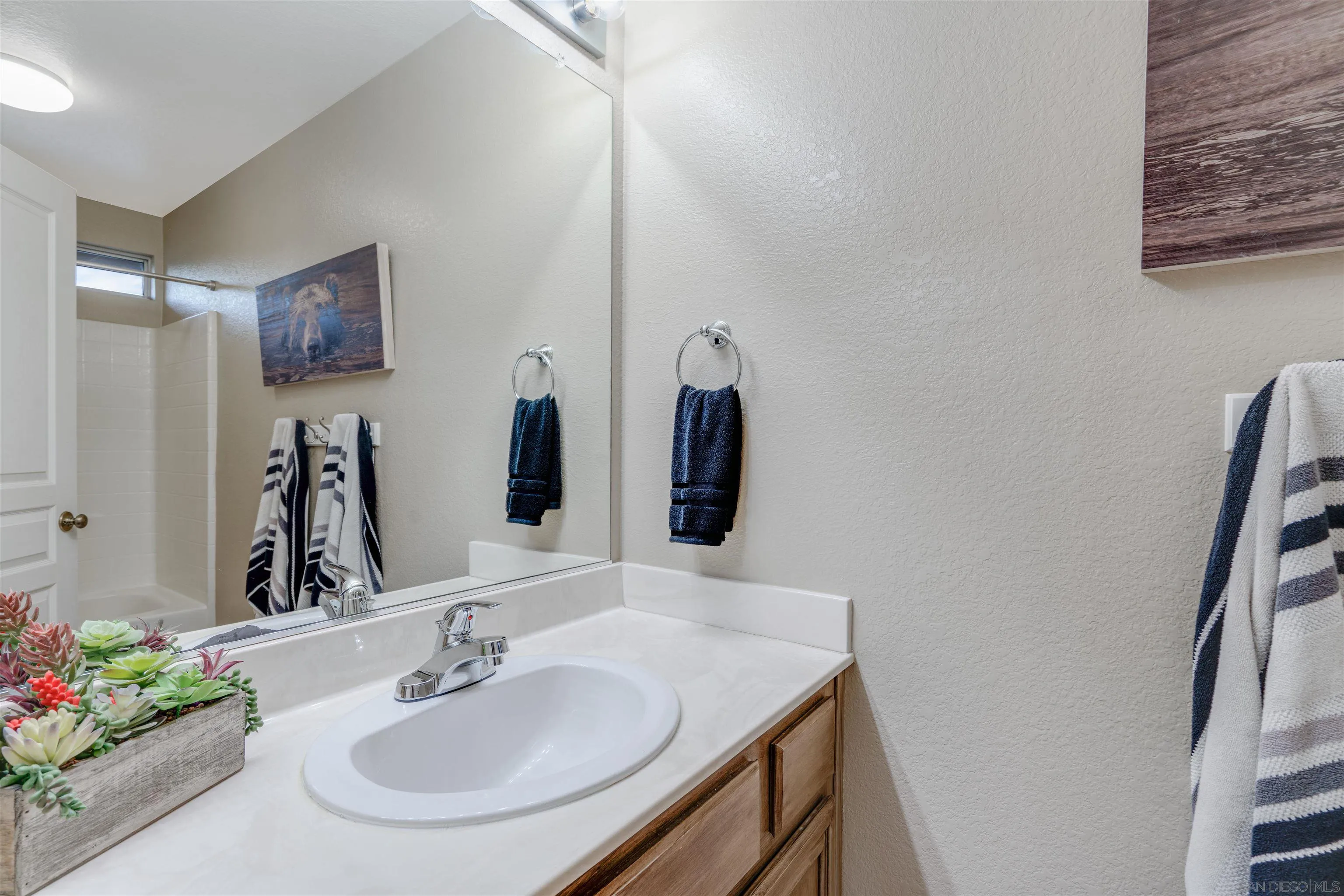 10229 Pinon Place Lakeside, CA 92040 - Photo 31 of 33 a bathroom with a sink and a mirror