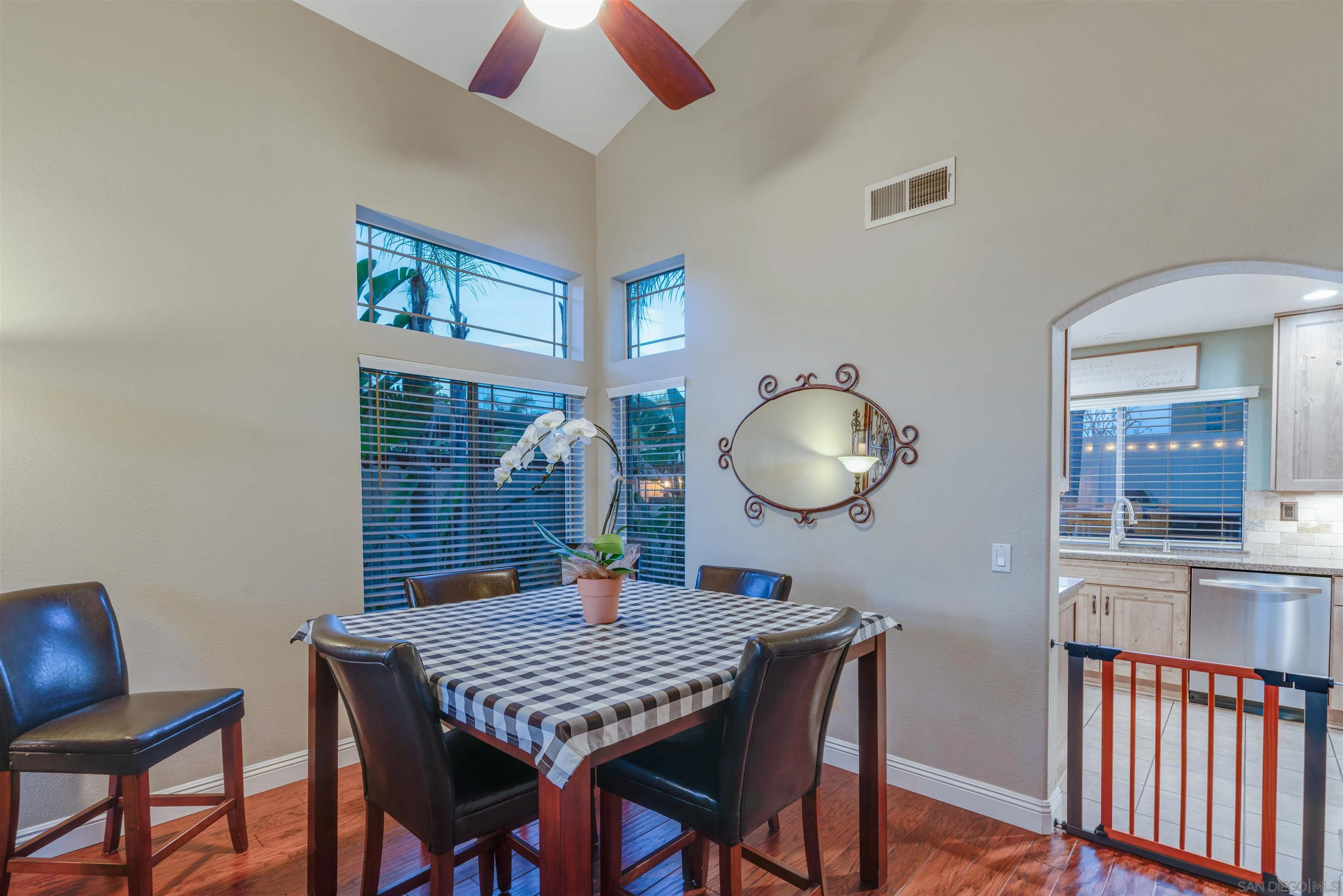 10229 Pinon Place Lakeside, CA 92040 - Photo 8 of 33 a view of a dining room with furniture and wooden floor