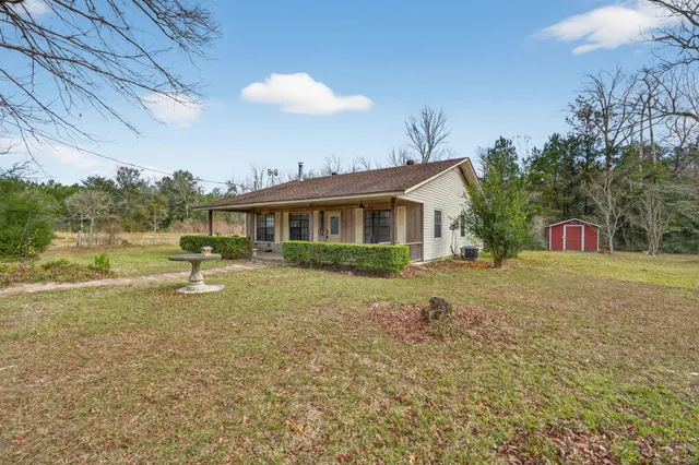 a view of outdoor space and deck