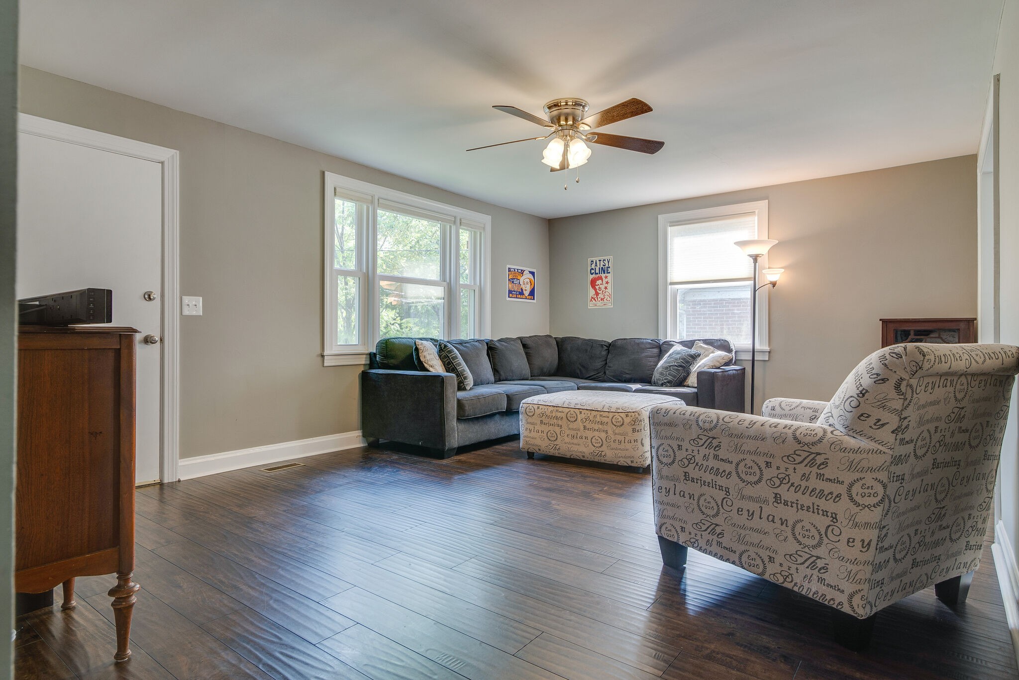 212 Neelys Bend Road Madison, TN 37115 - Photo 6 of 24 a living room with furniture and wooden floor
